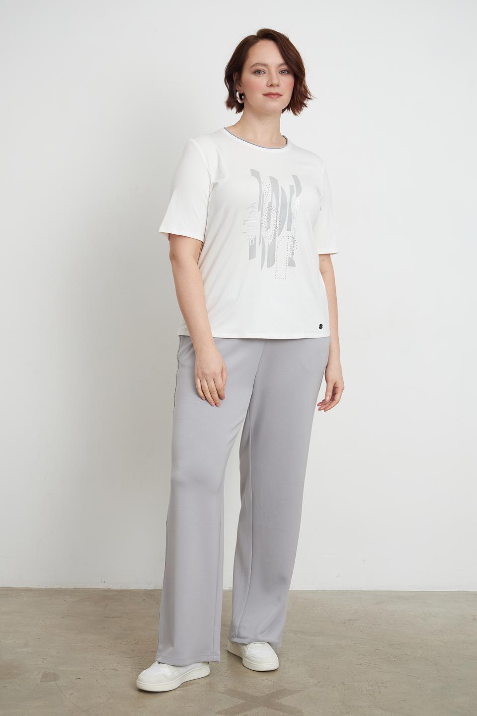 Футболка Lebek с принтом