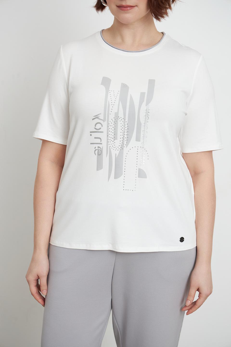 Футболка Lebek с принтом