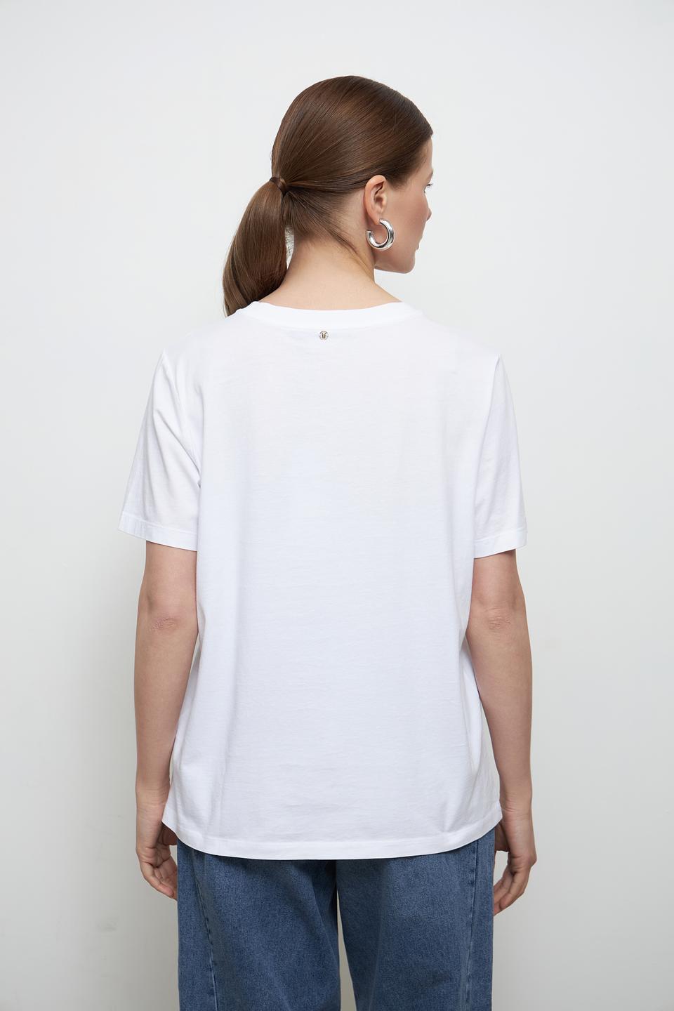 Футболка Marc Aurel с золотым принтом