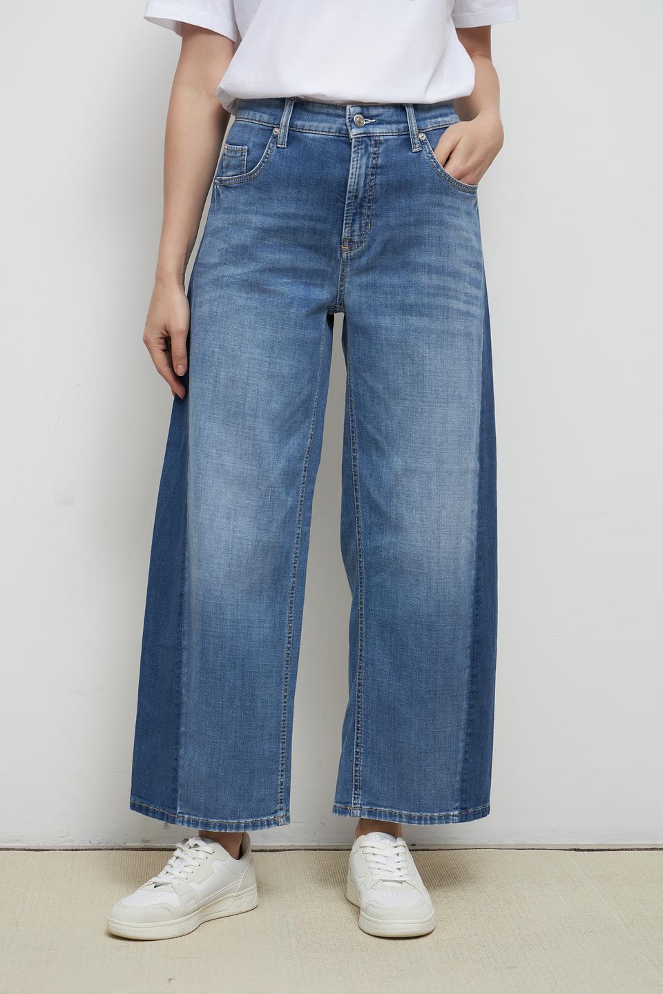 Джинсы Cambio широкого кроя голубые