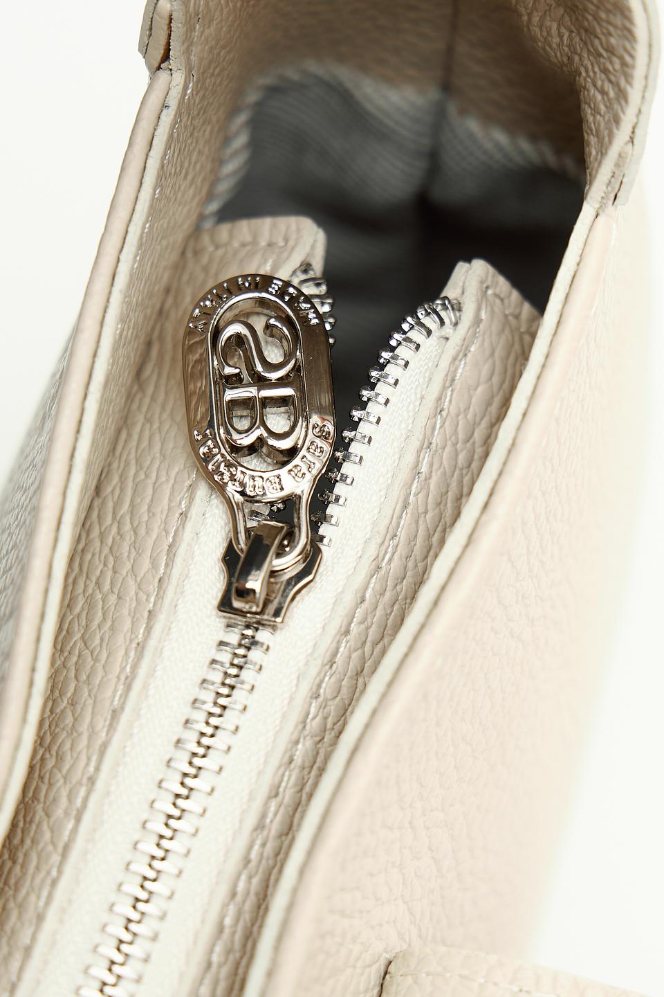 Сумка Sara Burglar с тиснением BB бежевая