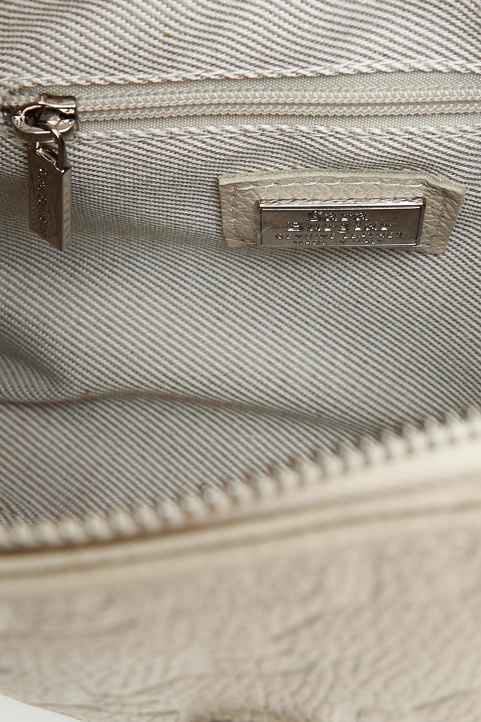 Сумка Sara Burglar с тиснением BB бежевая