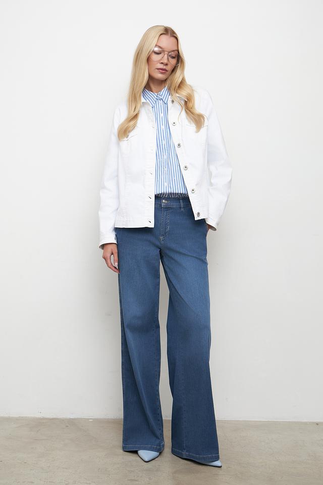 Джинсы палаццо Oui синие