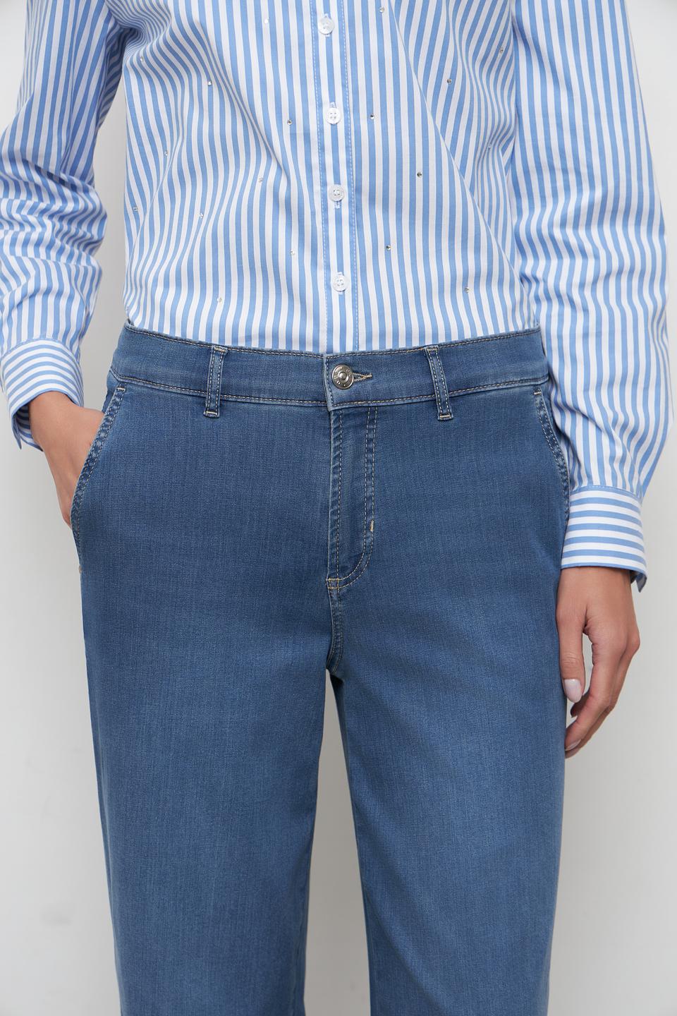 Джинсы палаццо Oui синие