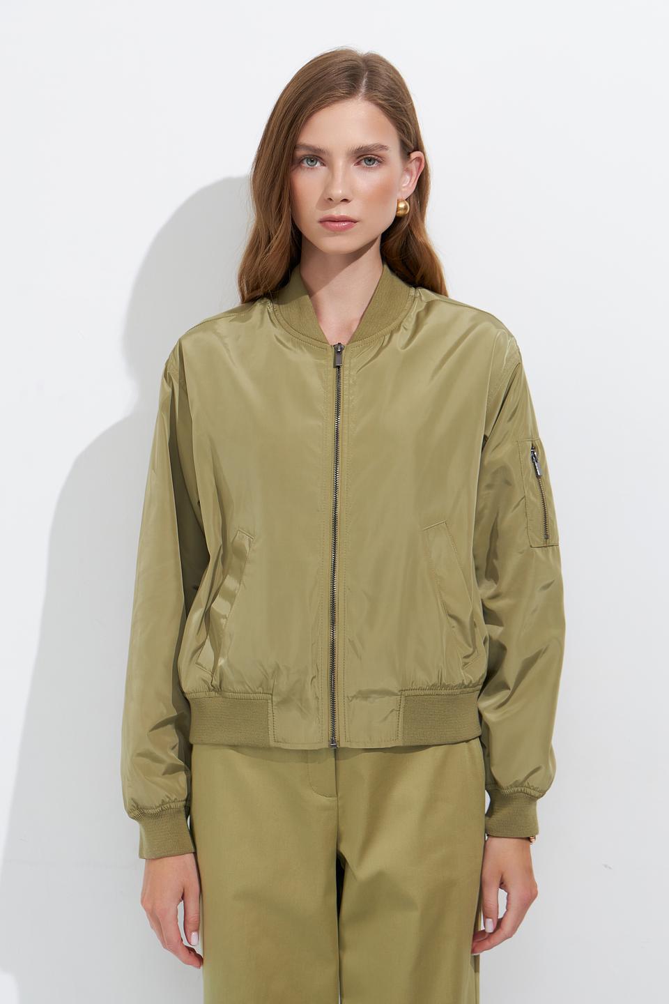 Куртка-бомбер Bugatti оливковая