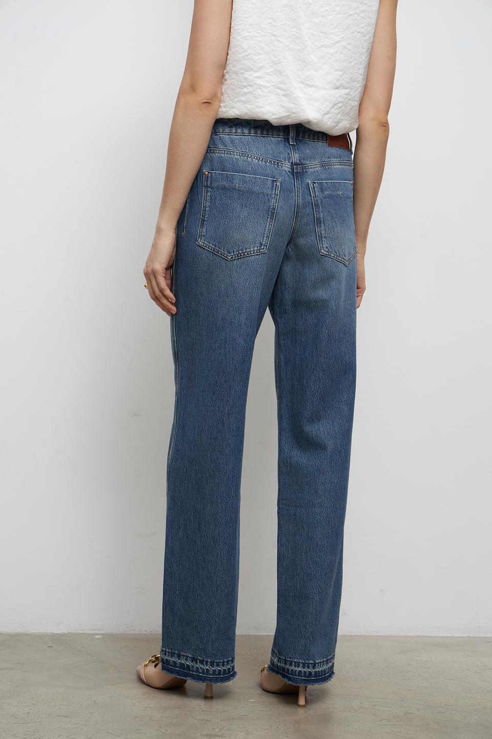 Джинсы Luisa Cerano широкие голубые