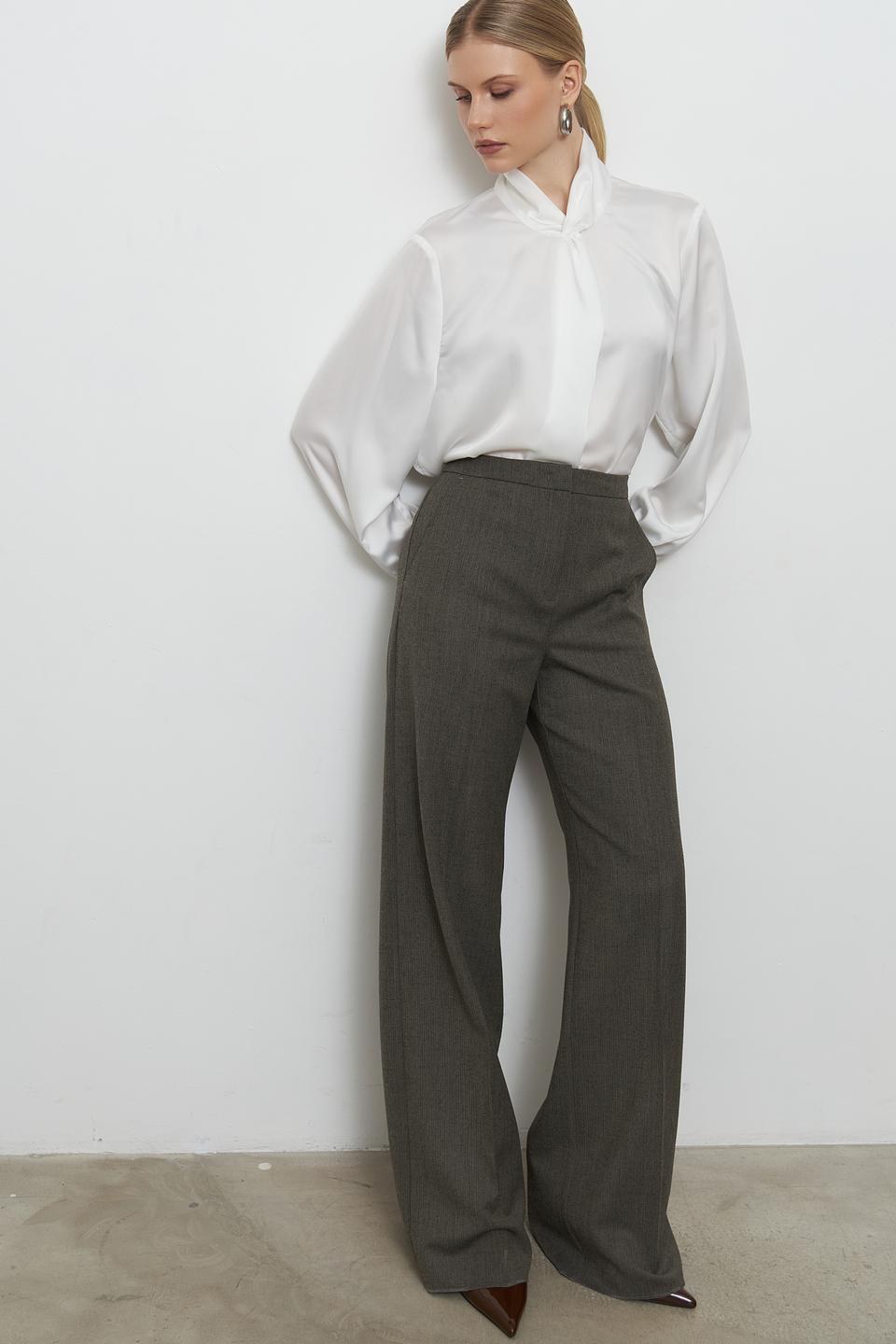 Брюки палаццо i Blues графитовые