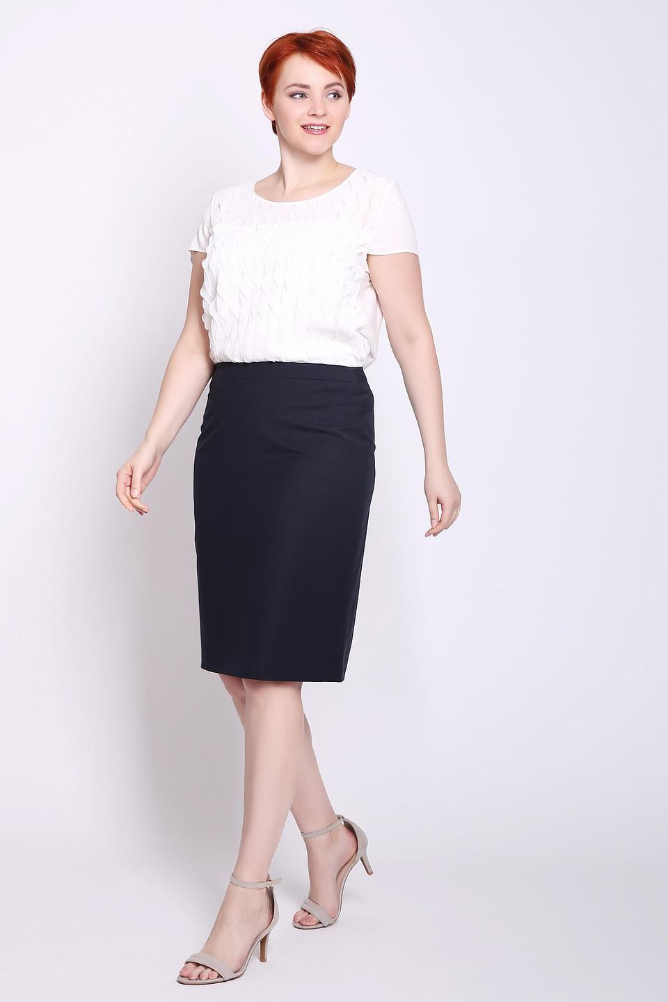 Юбка-карандаш Gerry Weber тёмно-синяя