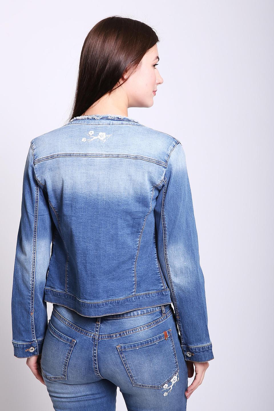 Жакет джинсовый Just Valeri с вышивкой