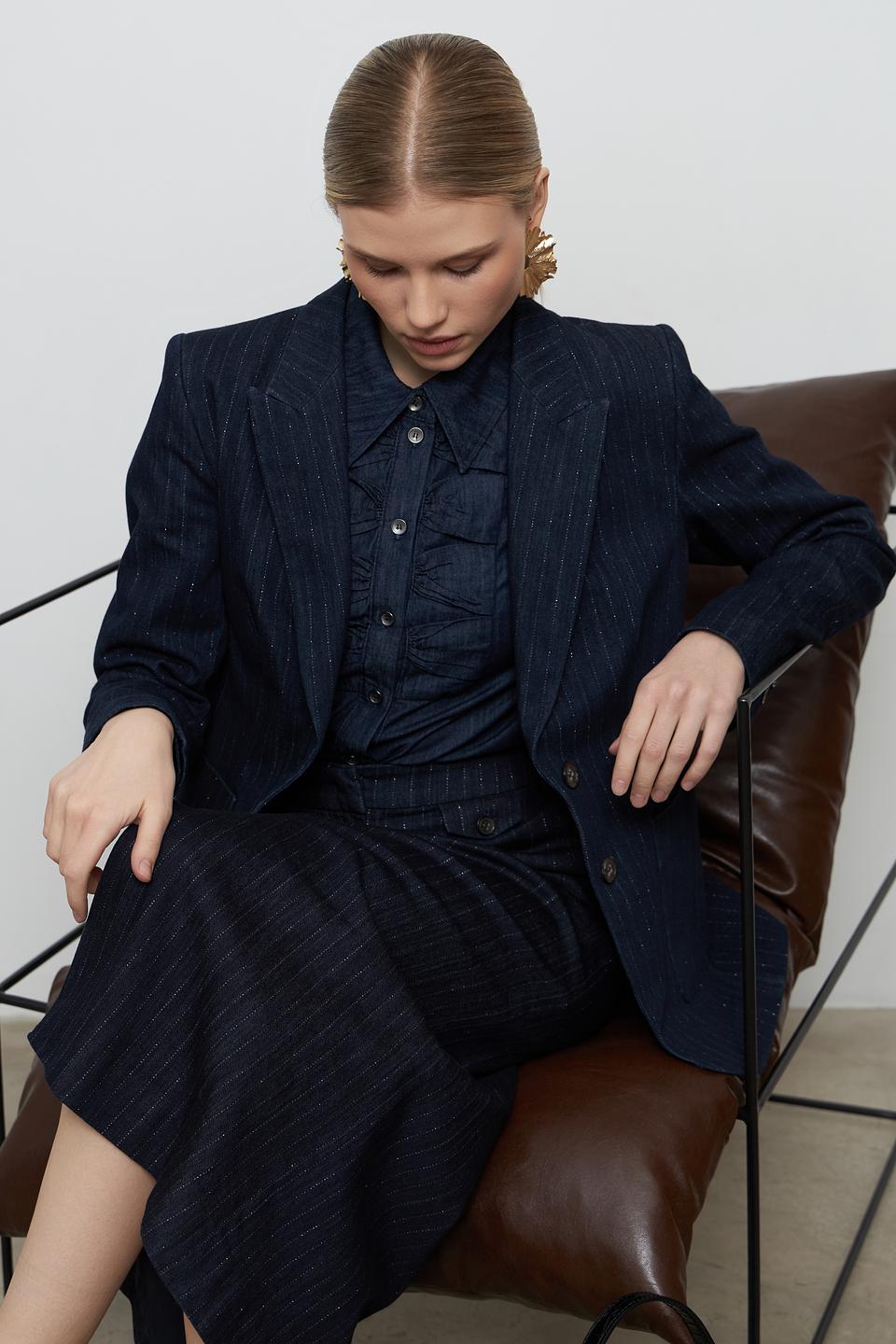 Жакет Luisa Cerano в полоску