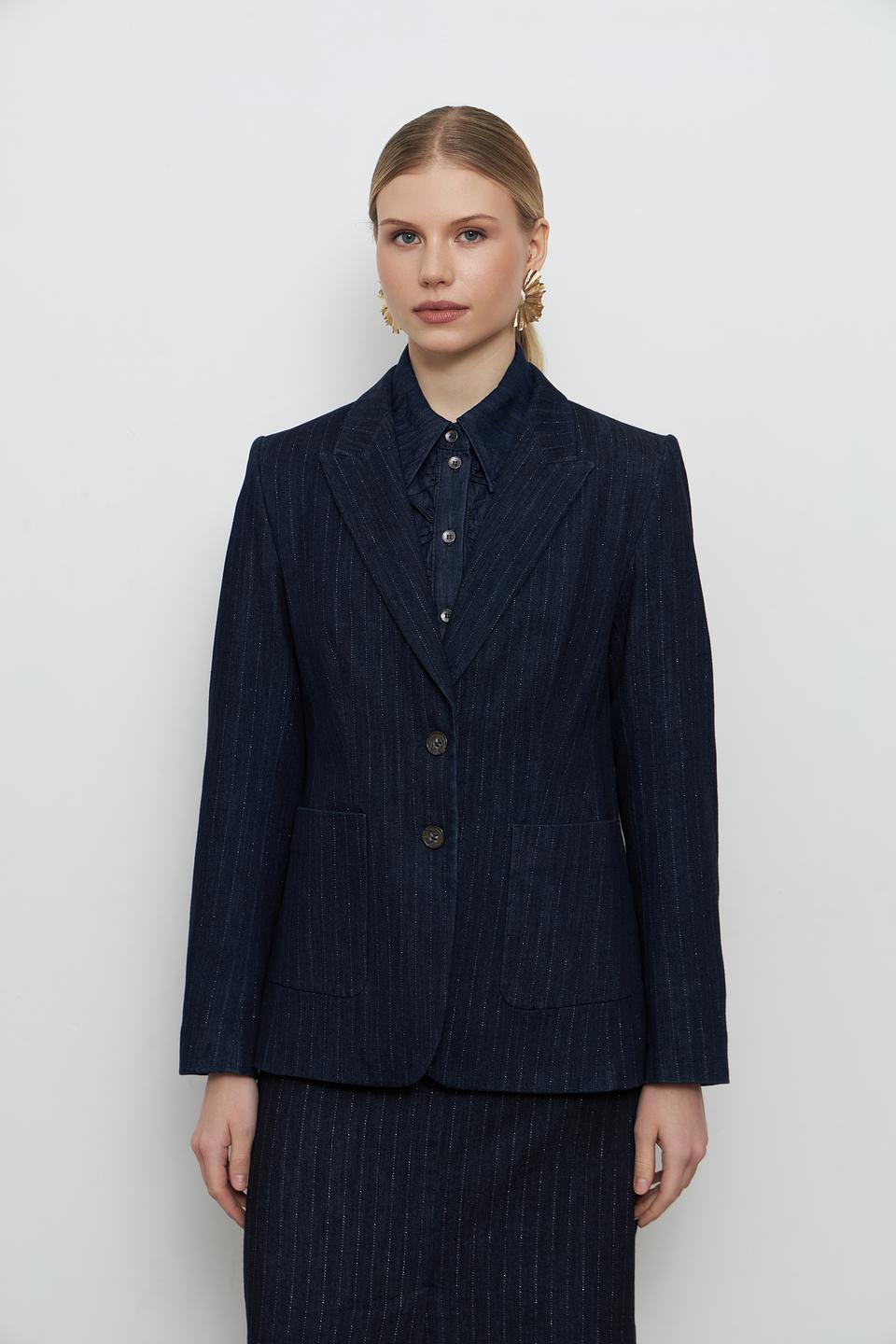 Жакет Luisa Cerano в полоску