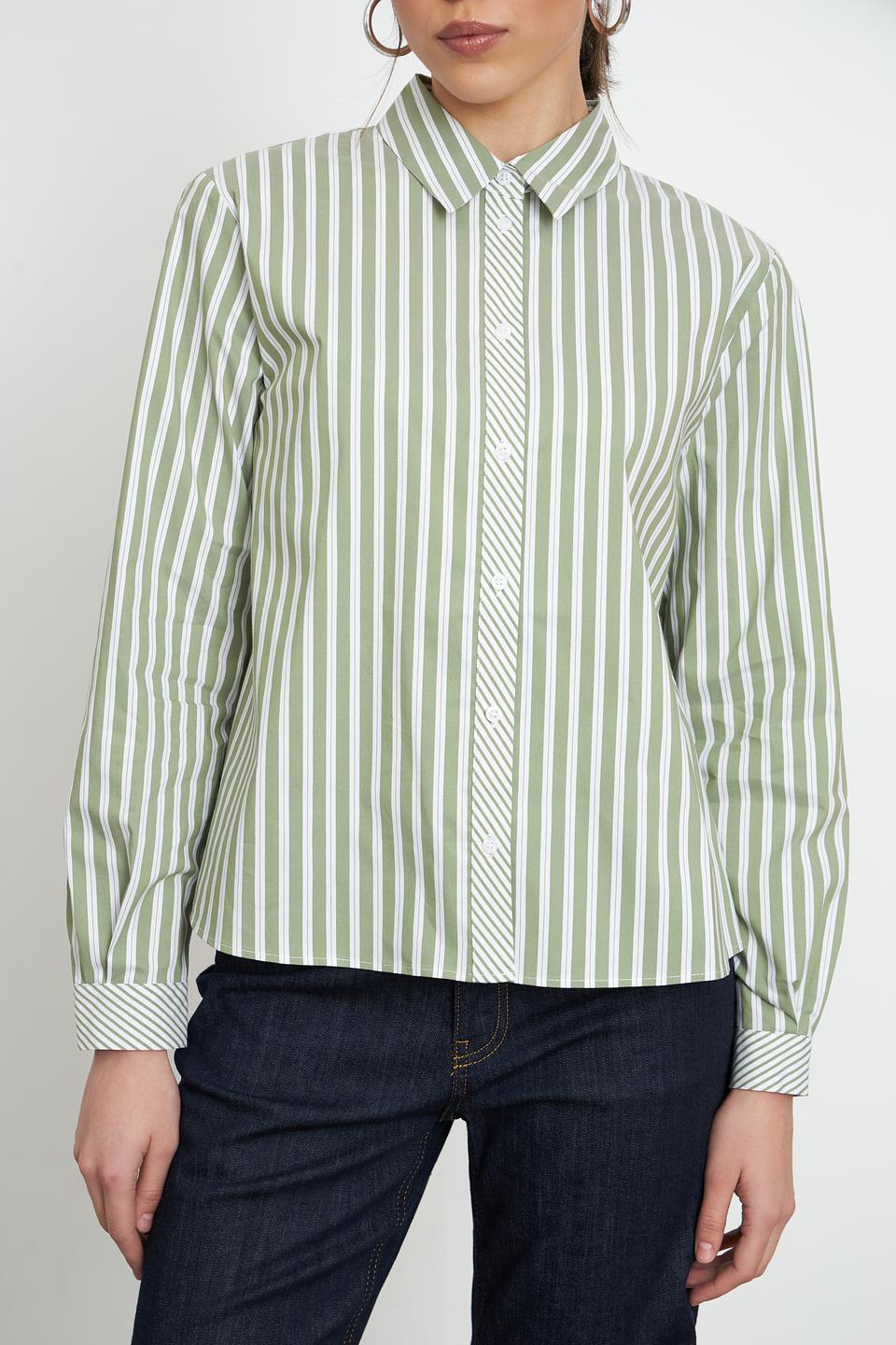 Блуза MORE and MORE в полоску