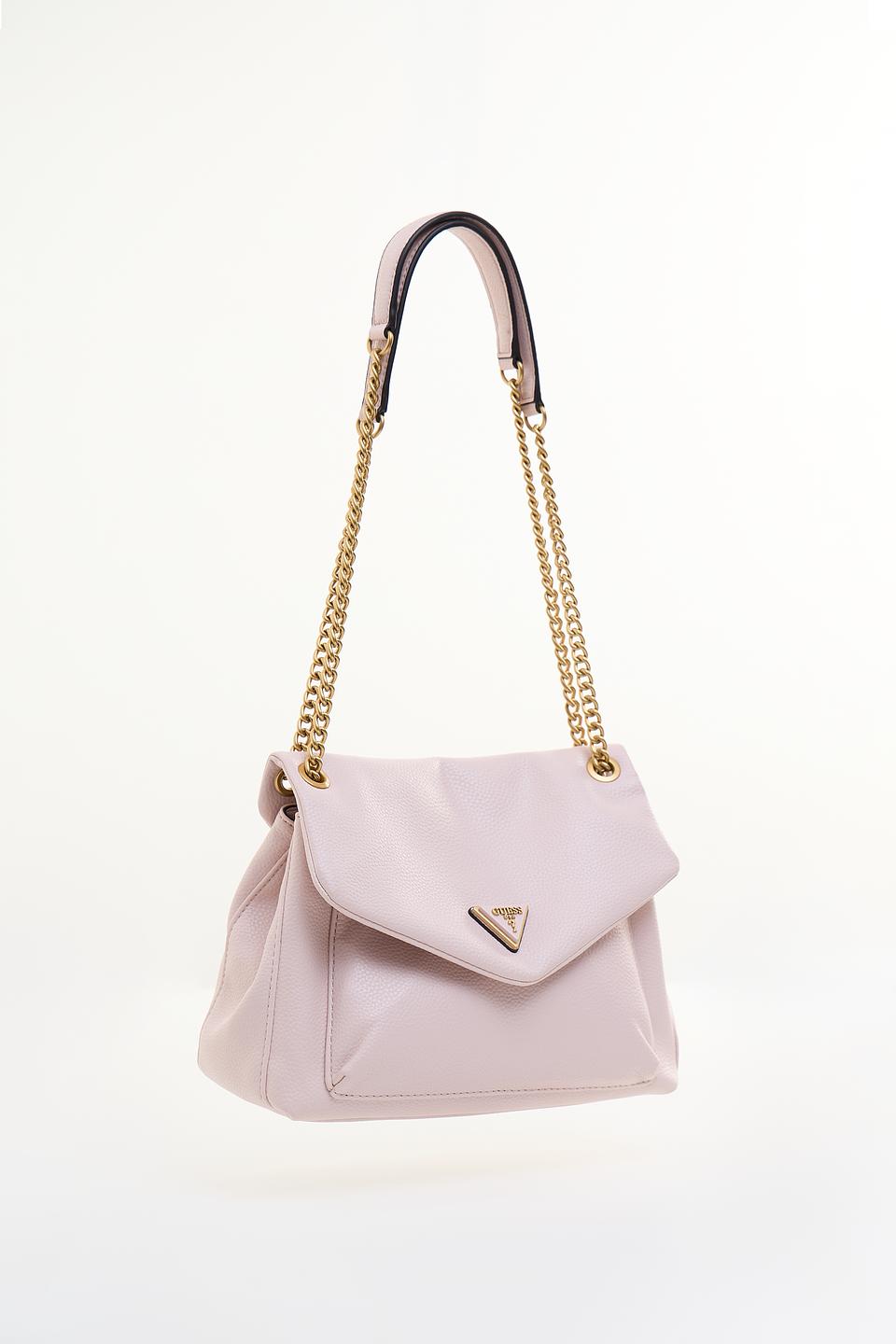 Guess сумка на цепочке пудрово-розовая