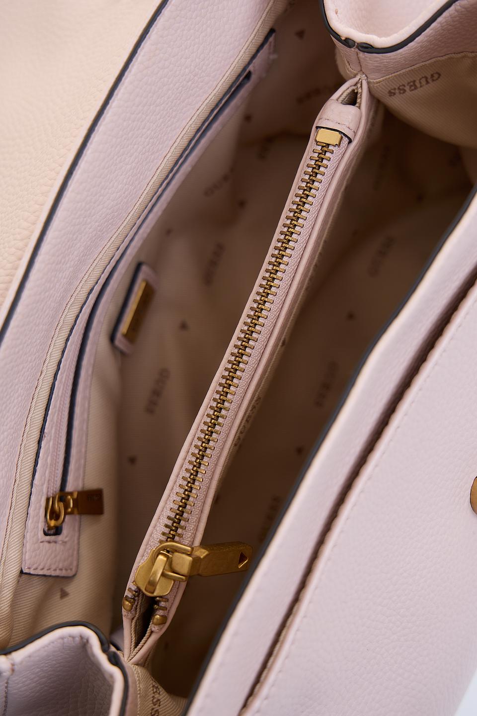 Guess сумка на цепочке пудрово-розовая