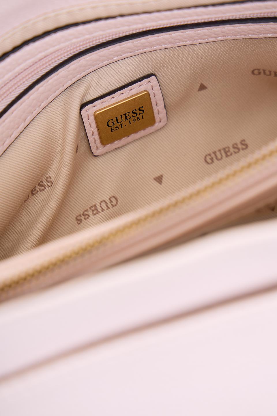 Guess сумка на цепочке пудрово-розовая