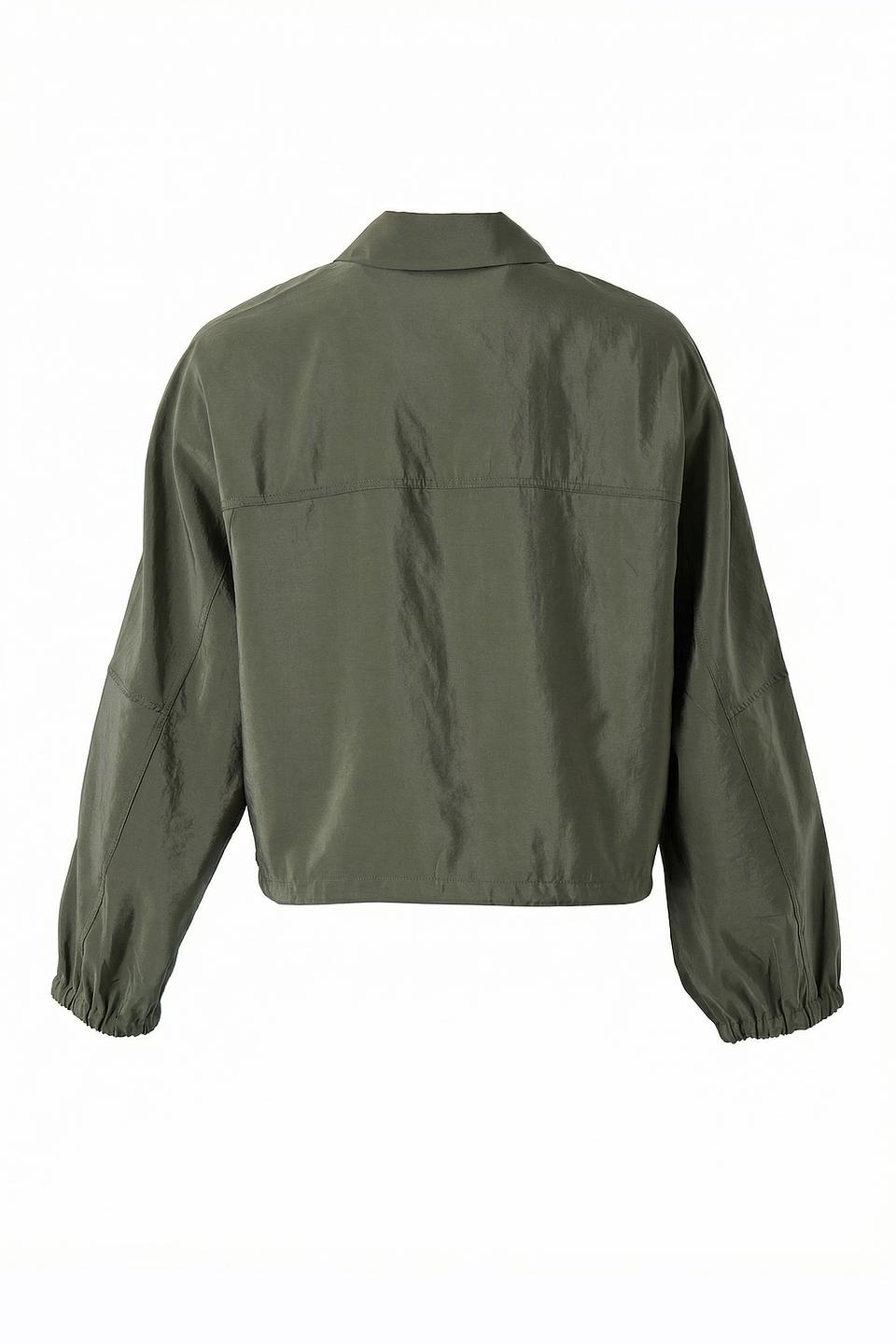 Жакет Oui хаки с карманами