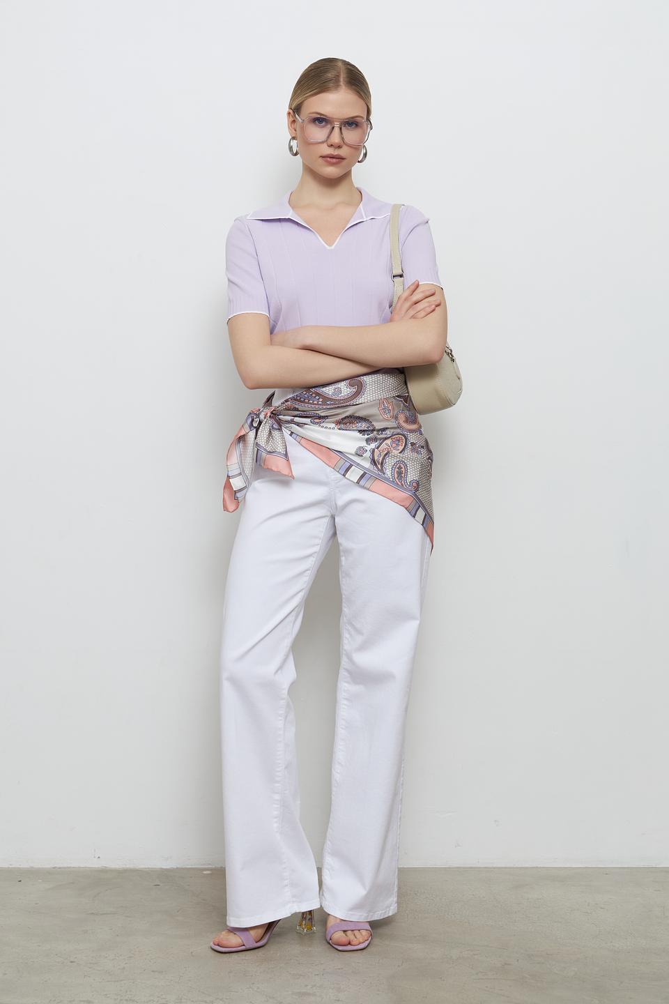 Шарф Fabretti с цветочным принтом