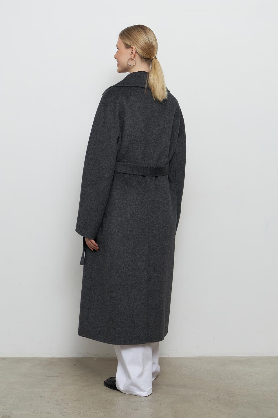 Пальто шерстяное Dolchemoda графит