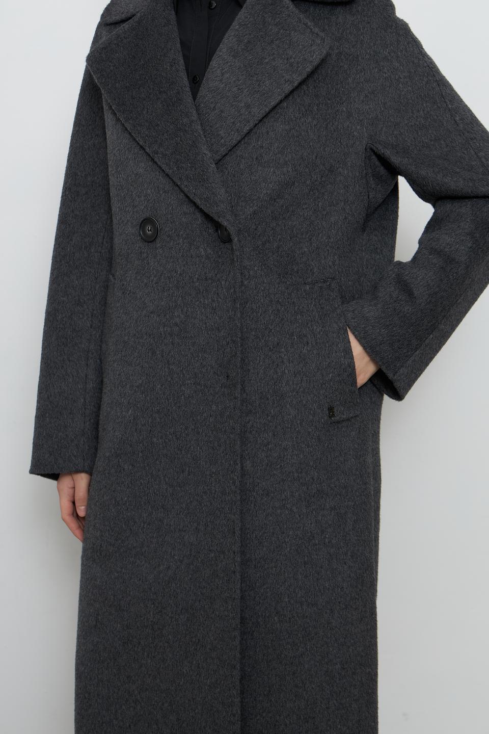 Пальто шерстяное Dolchemoda графит