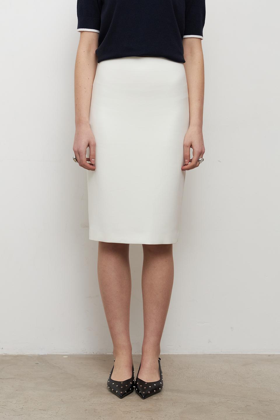 Юбка-карандаш Tricotier белая