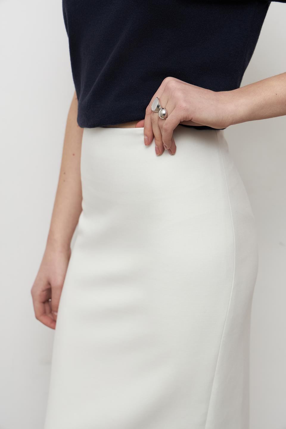 Юбка-карандаш Tricotier белая