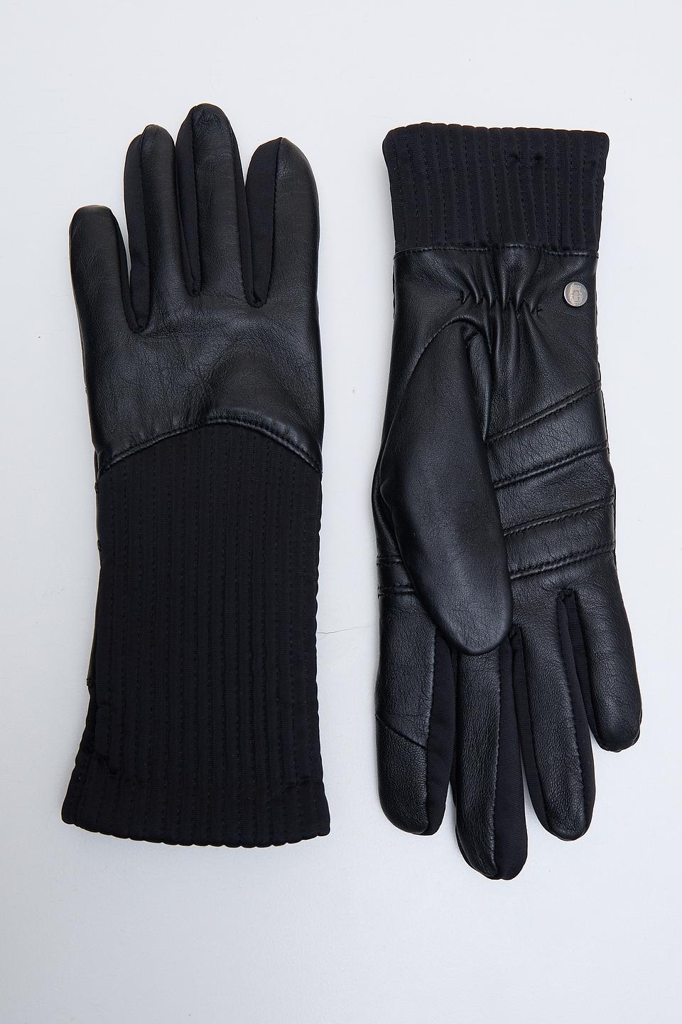 Перчатки Roeckl чёрные кожа