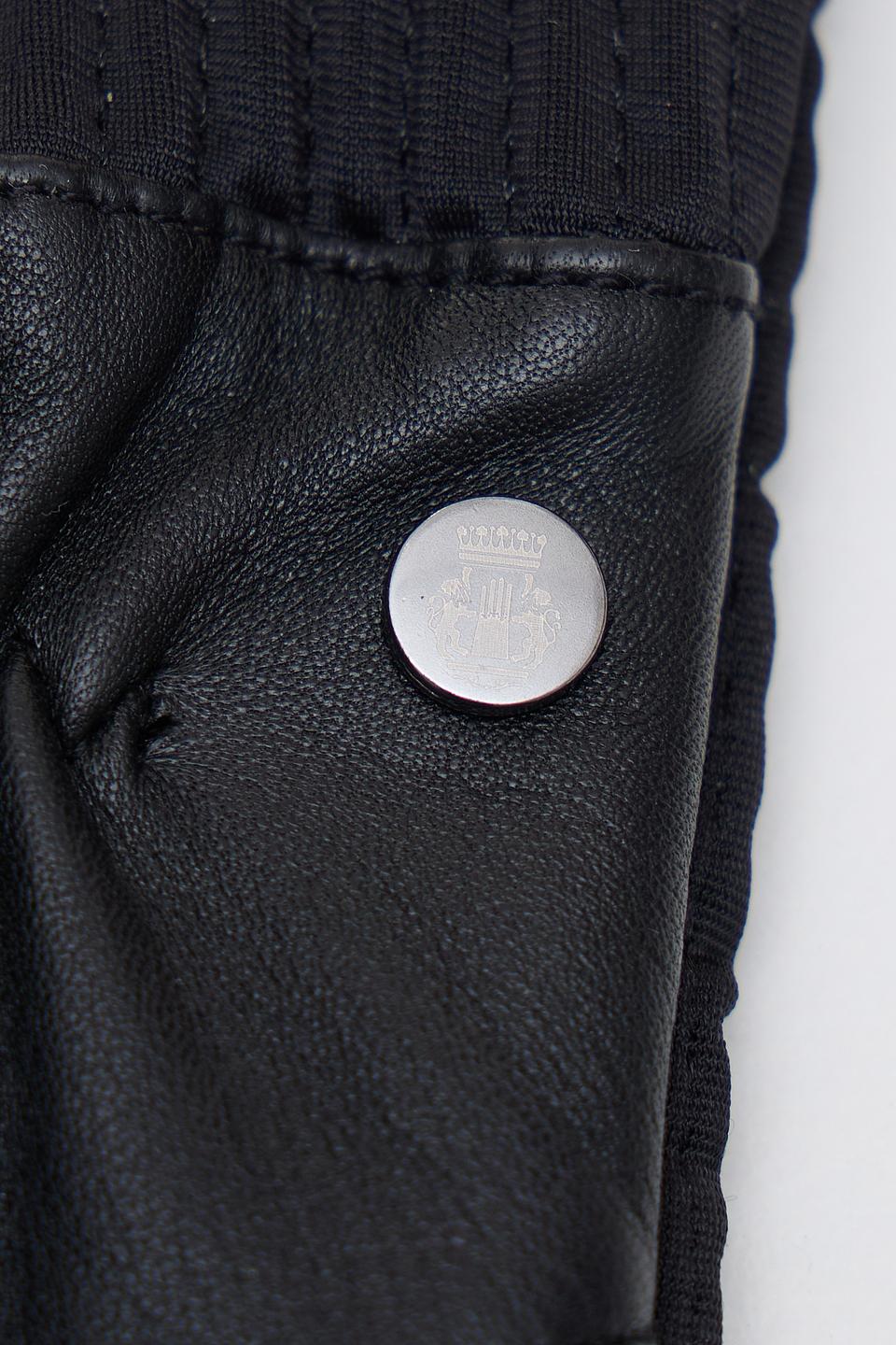 Перчатки Roeckl чёрные кожа