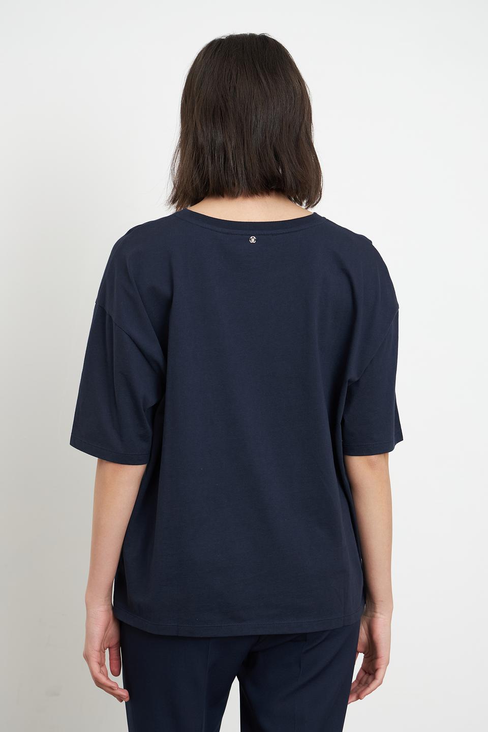 Футболка Marc Aurel Shine Bright темно-синяя