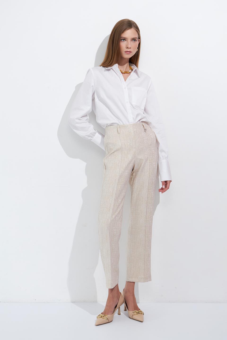 Блуза Monari белая с карманом