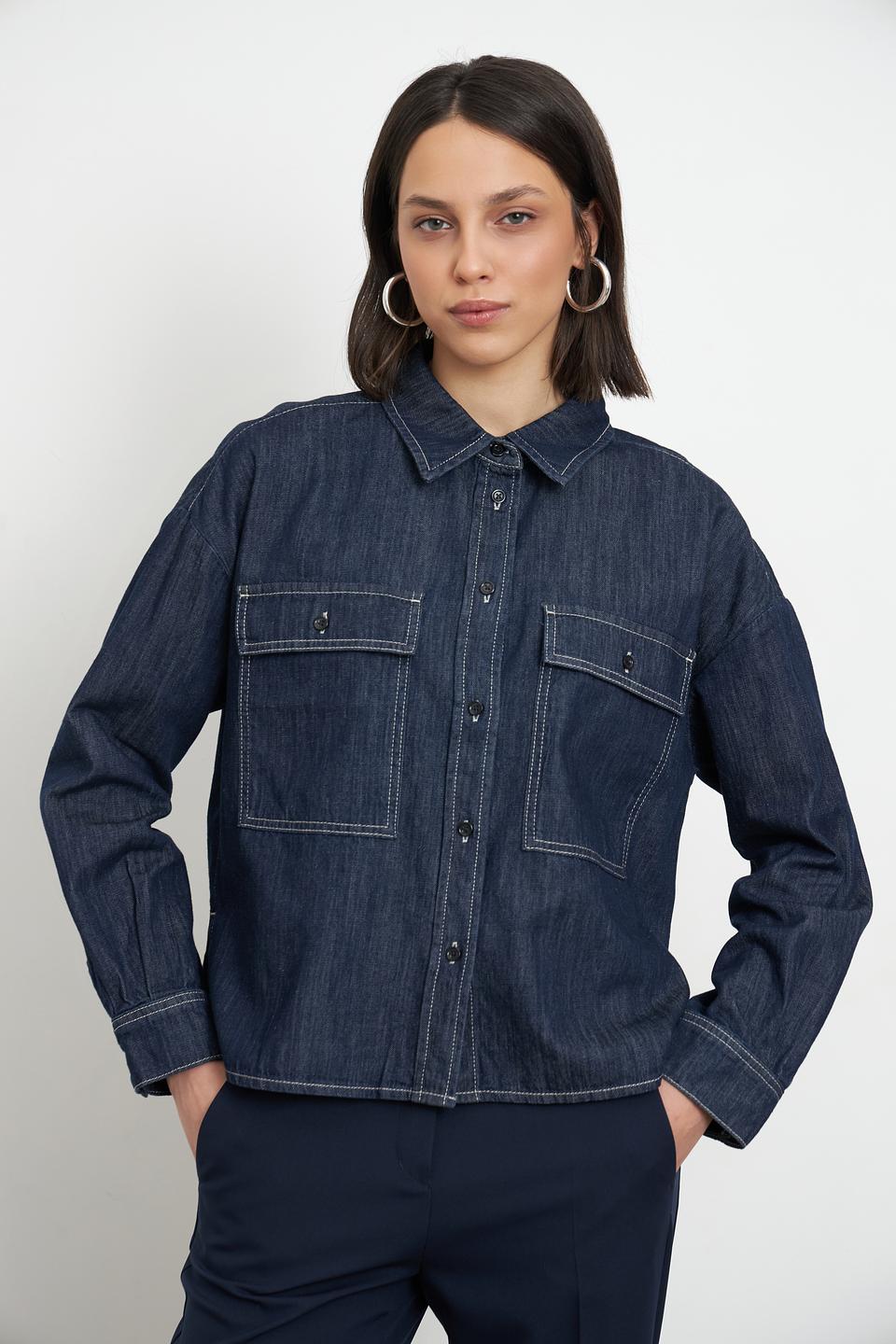 Жакет Marc Aurel джинсовый синий