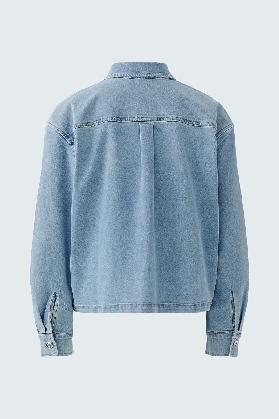 Жакет джинсовый Oui голубой