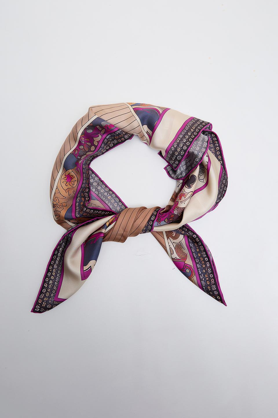 Шарф Fabretti с принтом