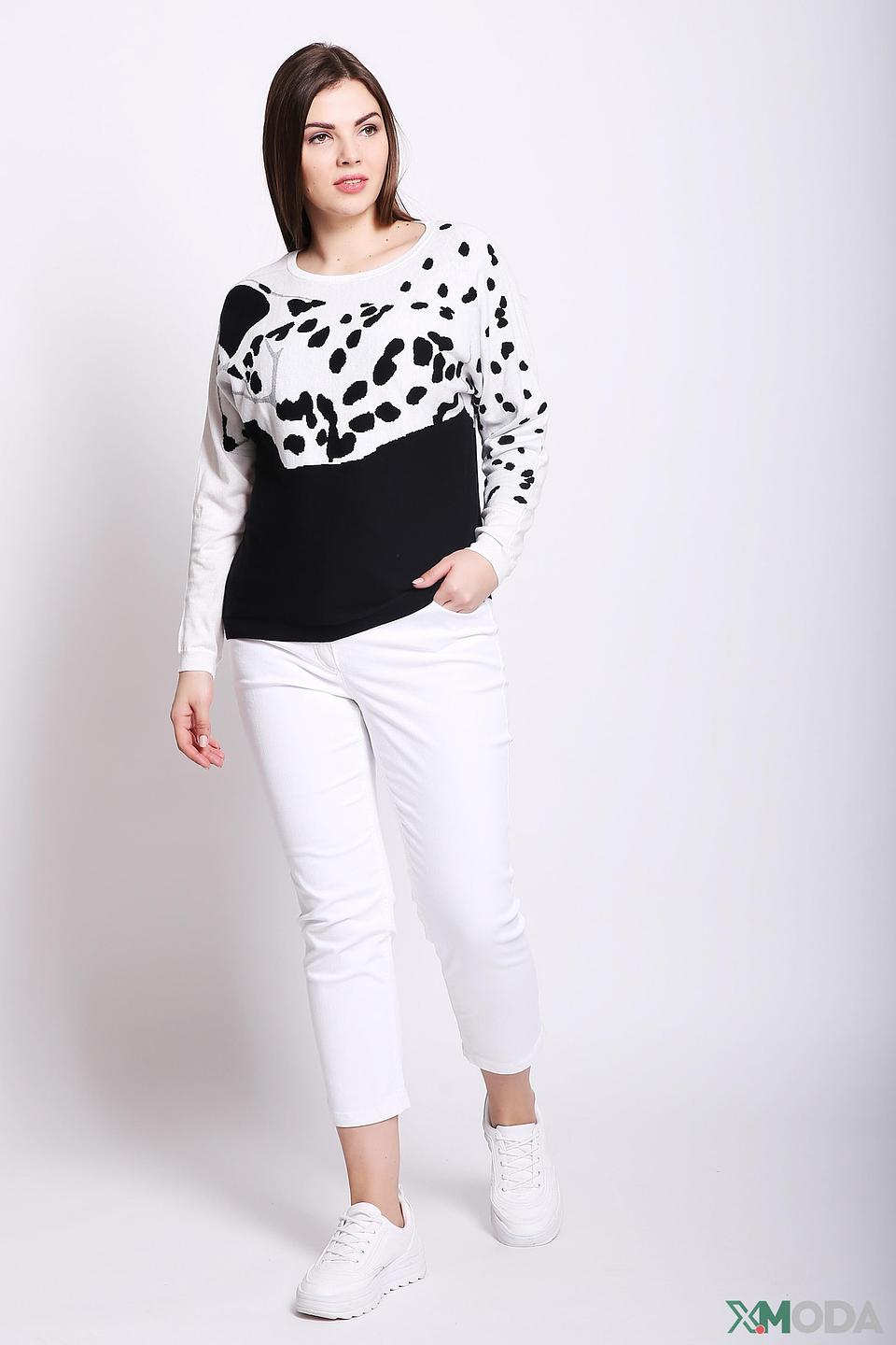 Пуловер Via Appia с принтом далматов