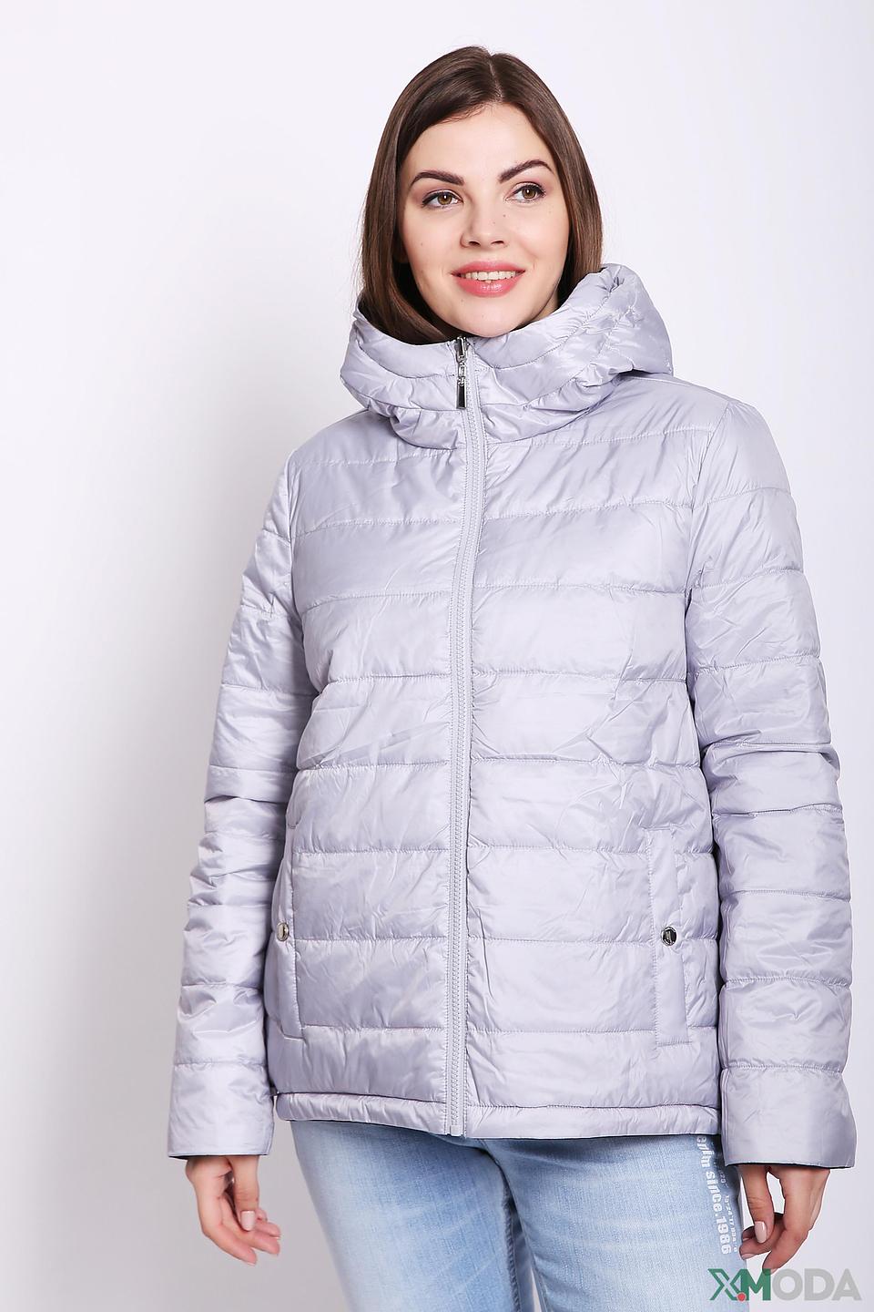 Куртка Gerry Weber двусторонняя, синяя/серебристая, с декором