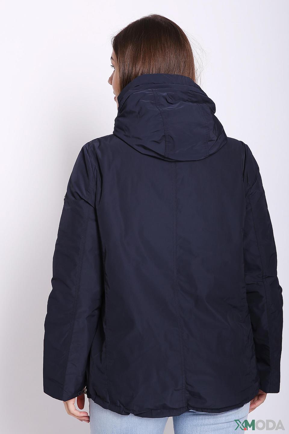 Куртка Gerry Weber двусторонняя, синяя/серебристая, с декором