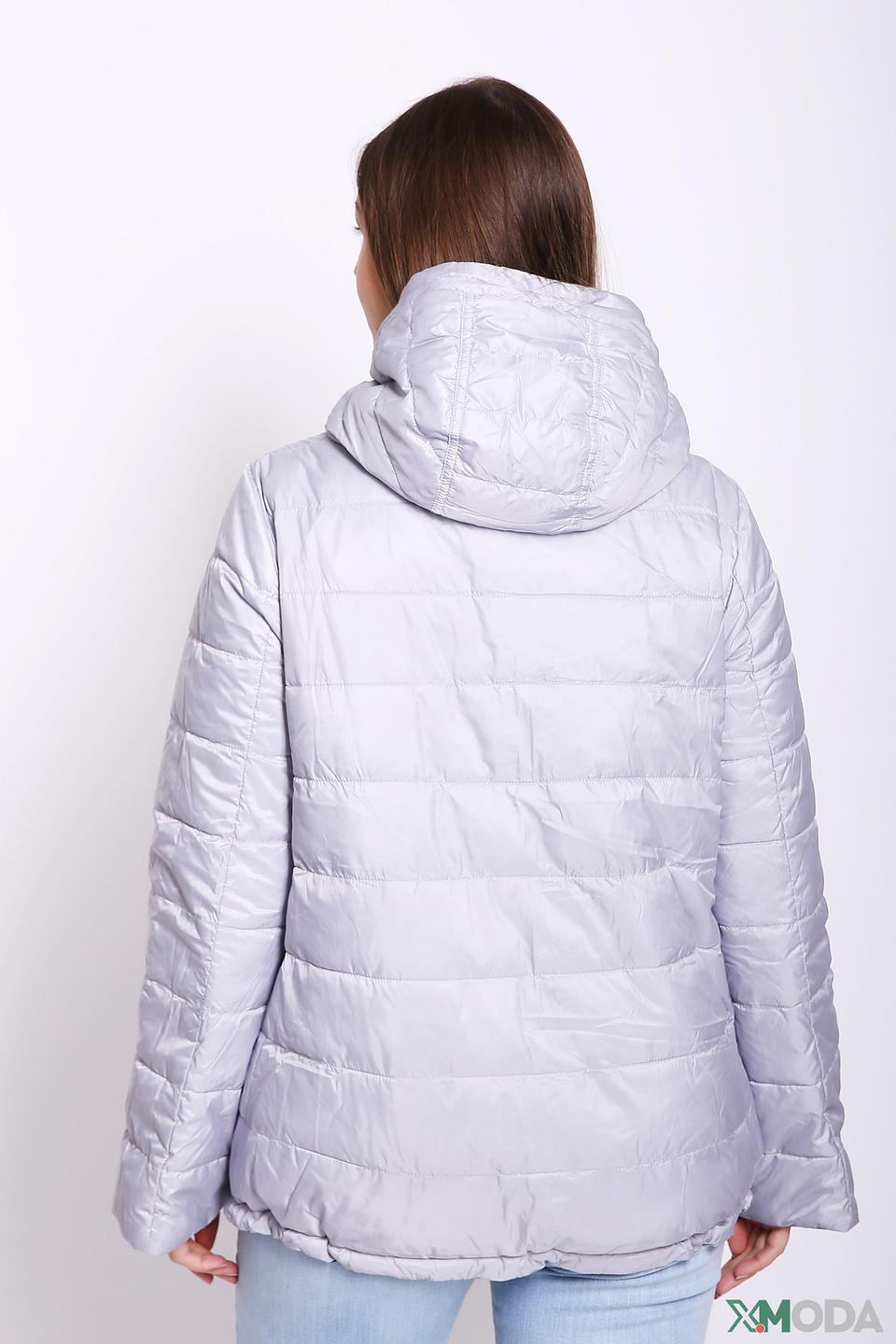 Куртка Gerry Weber двусторонняя, синяя/серебристая, с декором