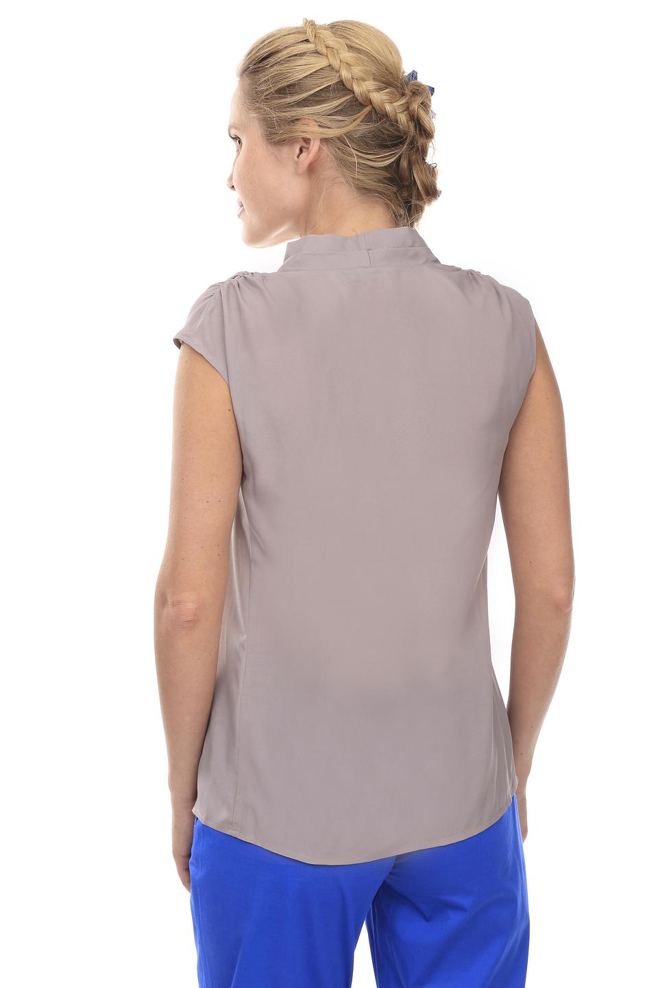 Блуза Just Valeri бежевая с запахом