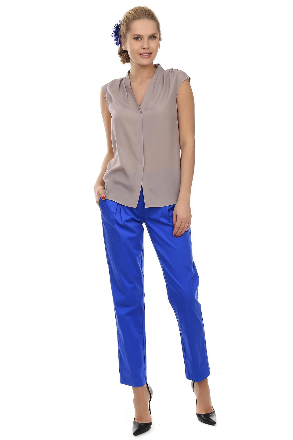 Блуза Just Valeri бежевая с запахом