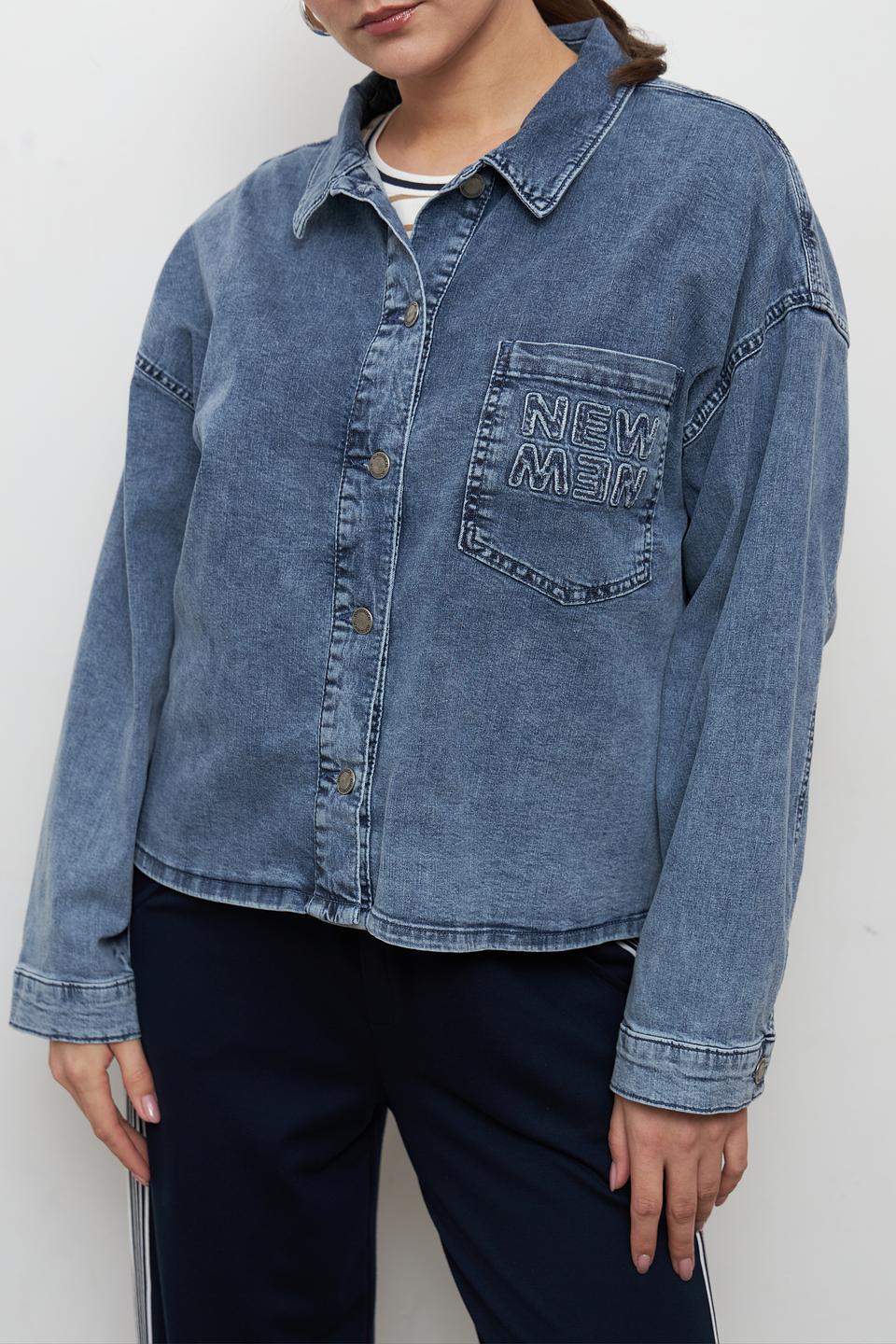 Жакет джинсовый Doris Streich голубой