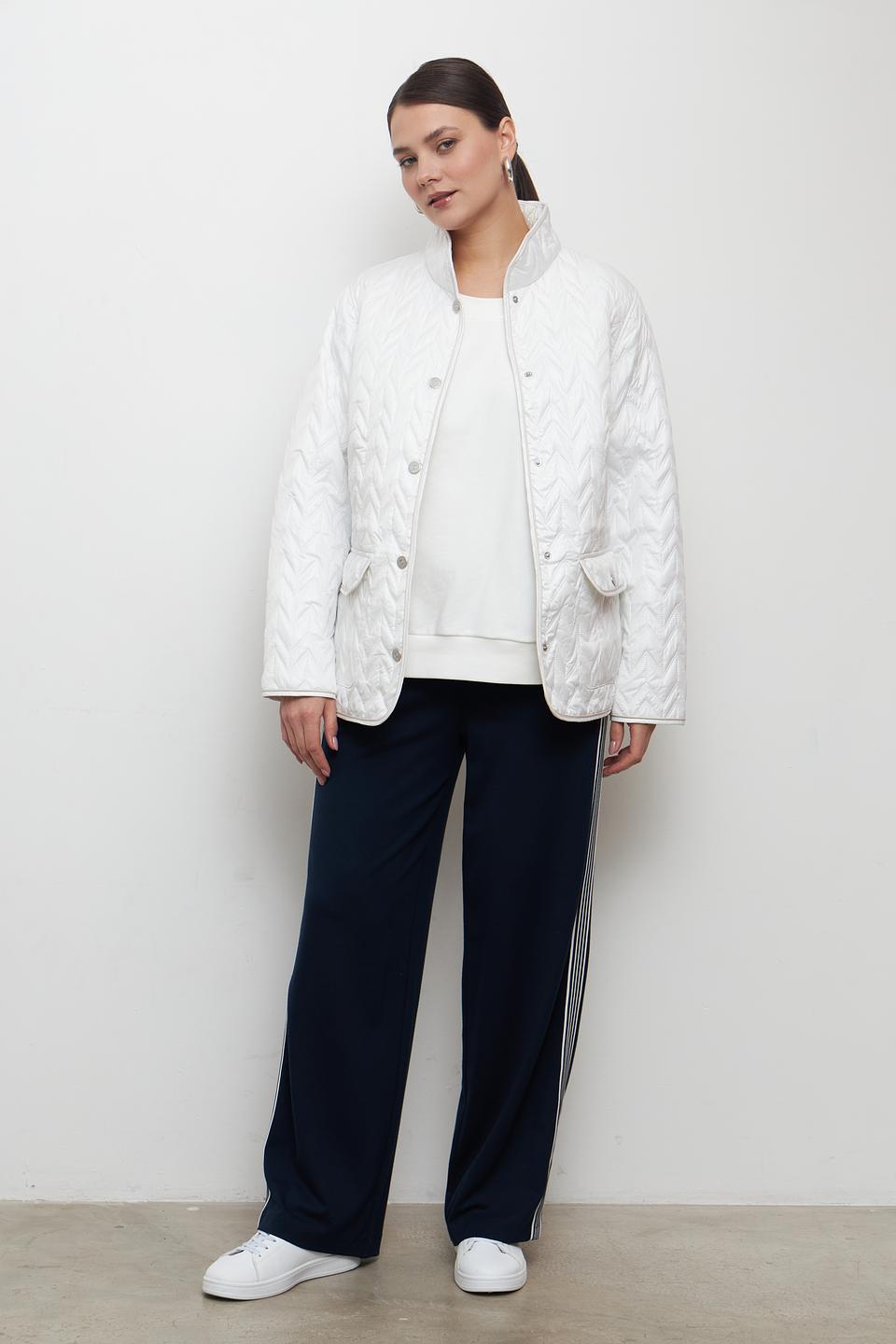 Куртка Lebek стеганая белая