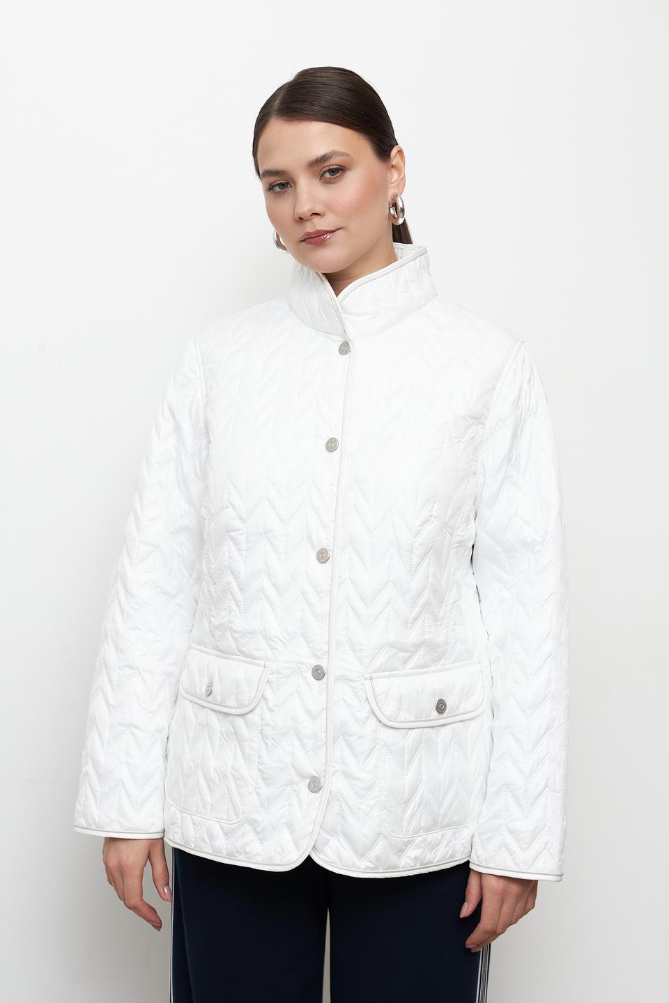 Куртка Lebek стеганая белая