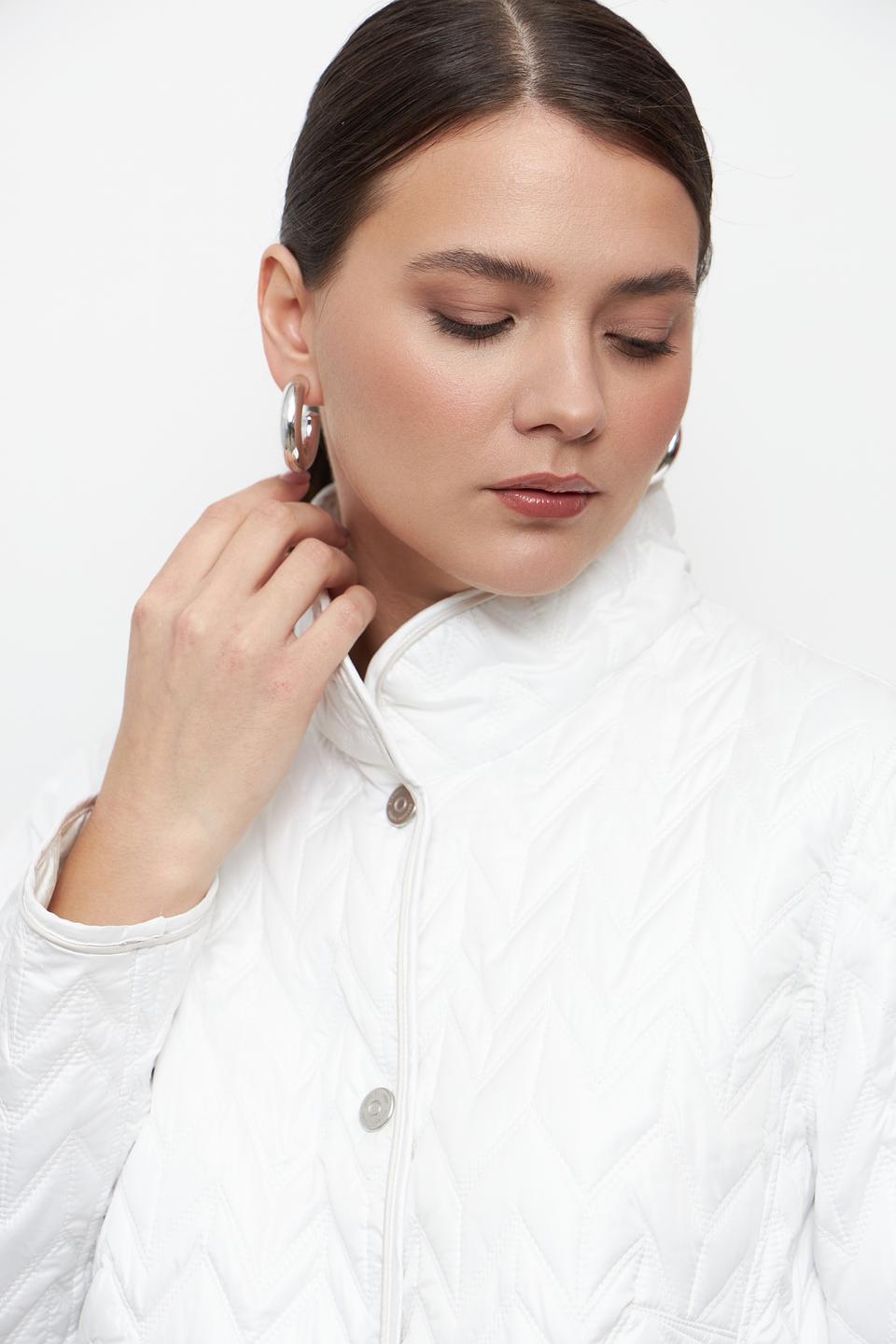 Куртка Lebek стеганая белая