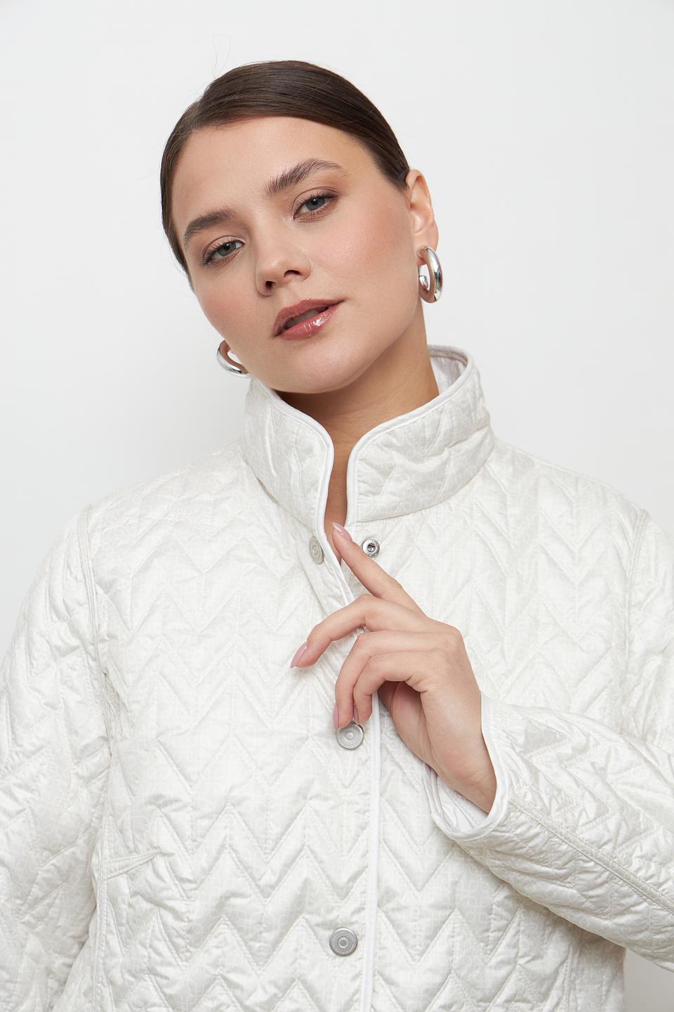 Куртка Lebek стеганая белая
