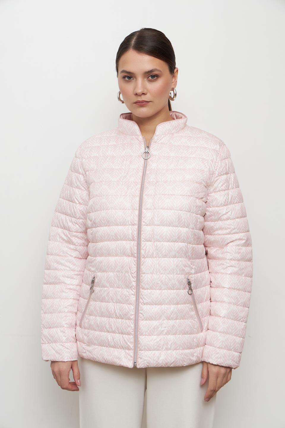 Куртка Lebek стеганая розовая