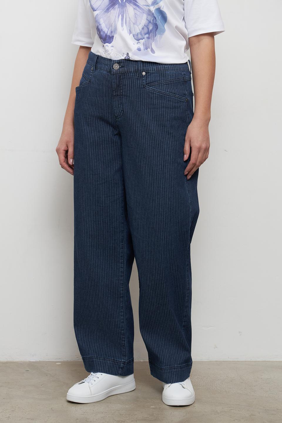 Джинсы Rabe collection в полоску