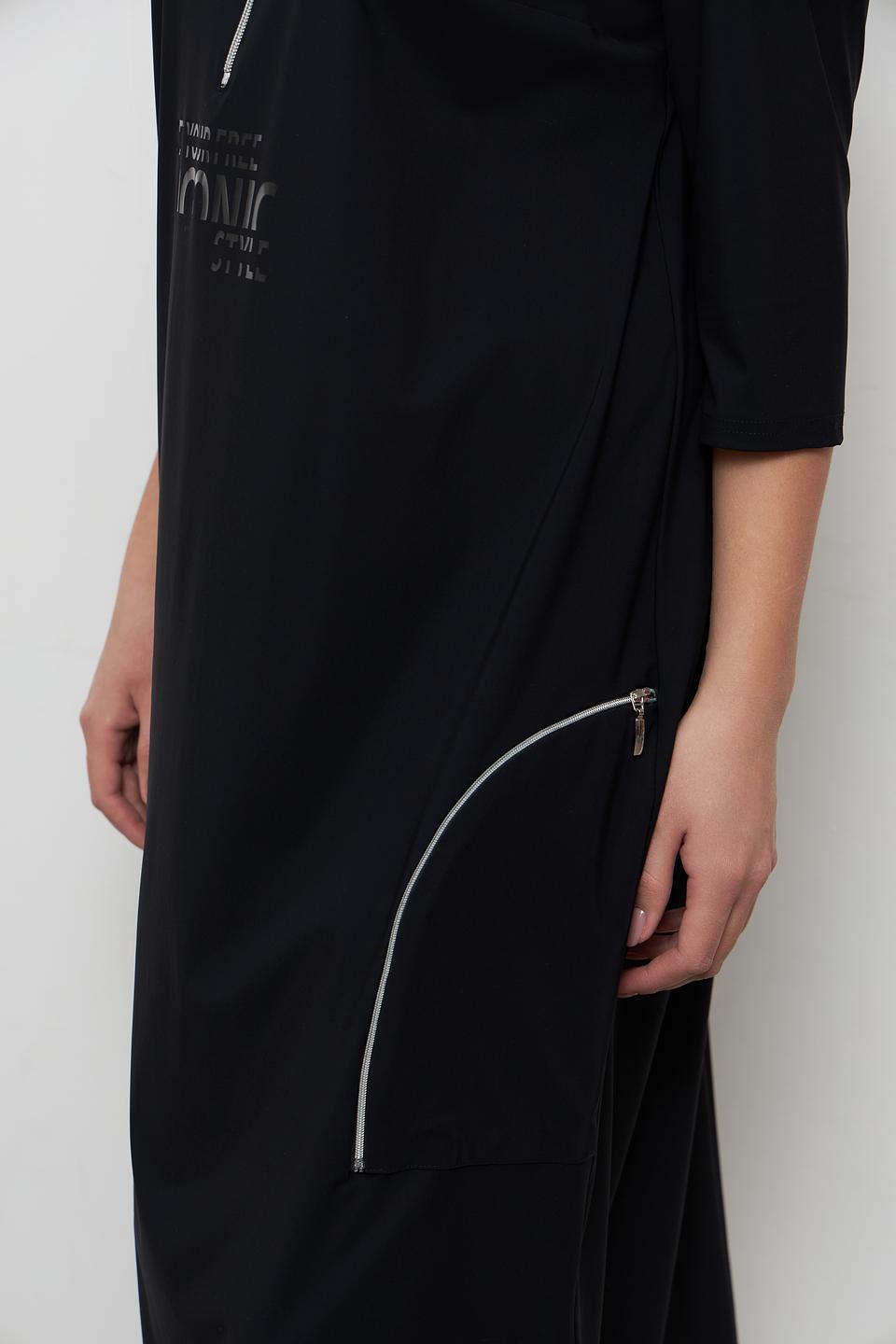Платье Doris Streich чёрное с молнией
