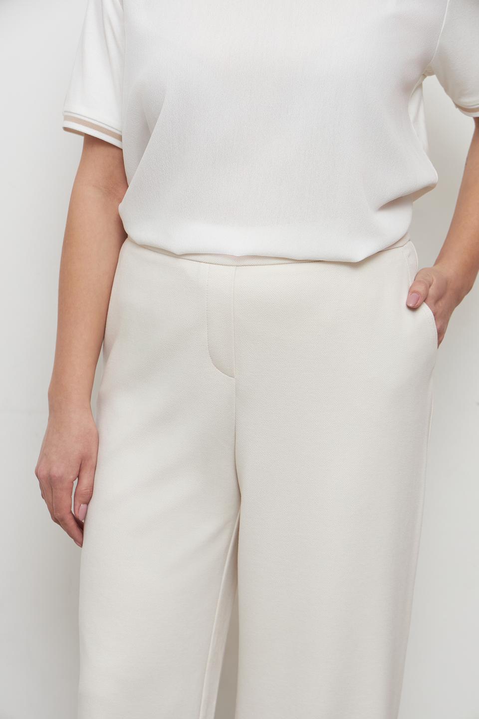 Брюки палаццо Rabe collection бежевые