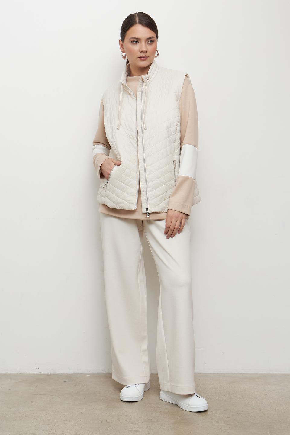 Жилет стеганый Rabe collection бежевый