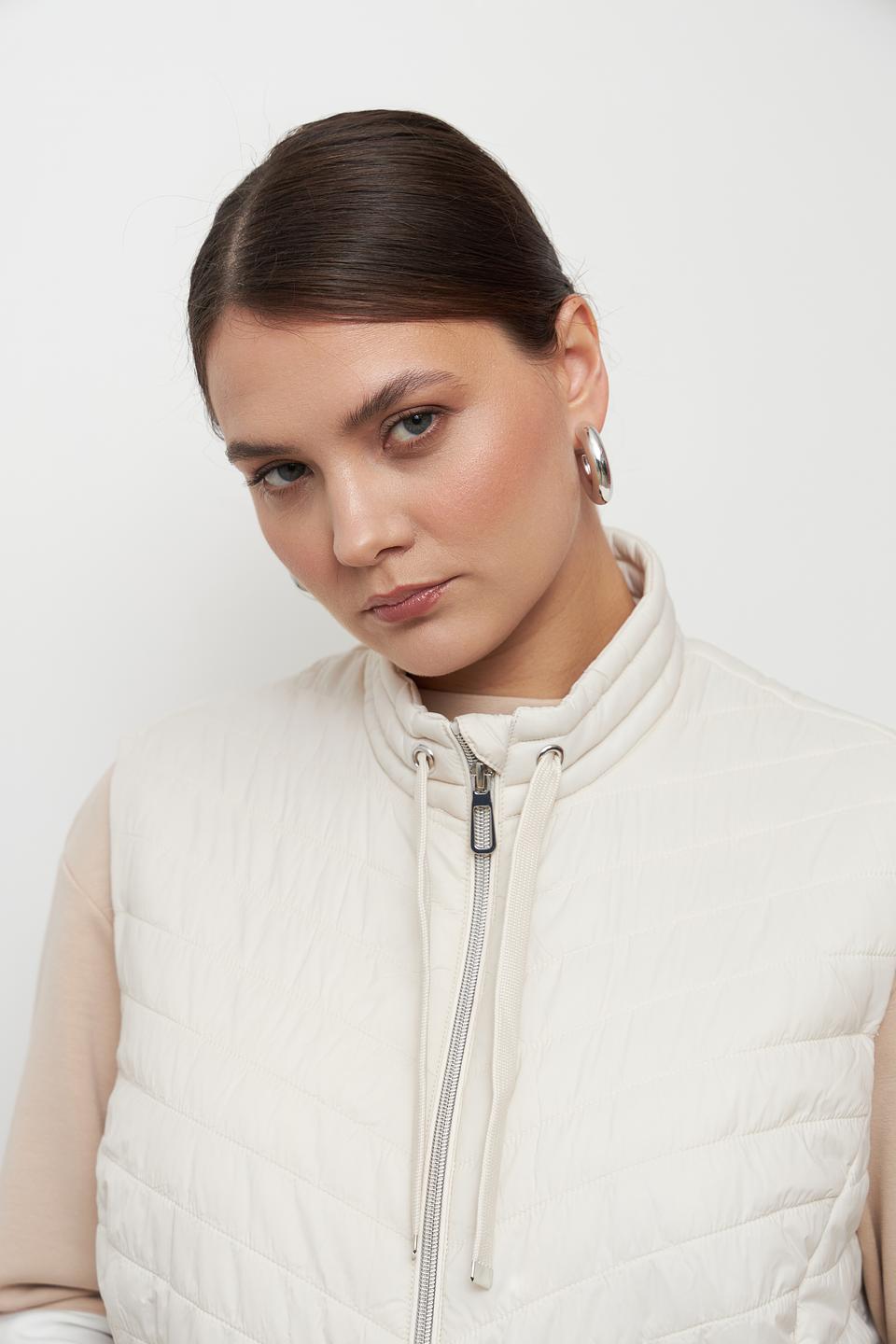 Жилет стеганый Rabe collection бежевый