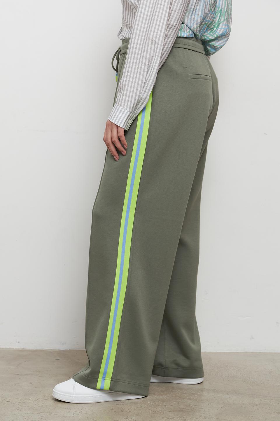 Брюки Lecomte с полосками хаки